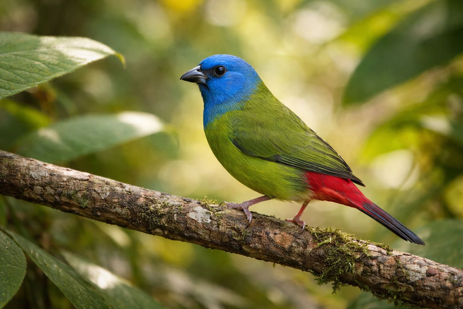 Papuzik trójbarwny (Erythrura trichroa) – Trzykolorowy klejnot (który nie jest papugą!)